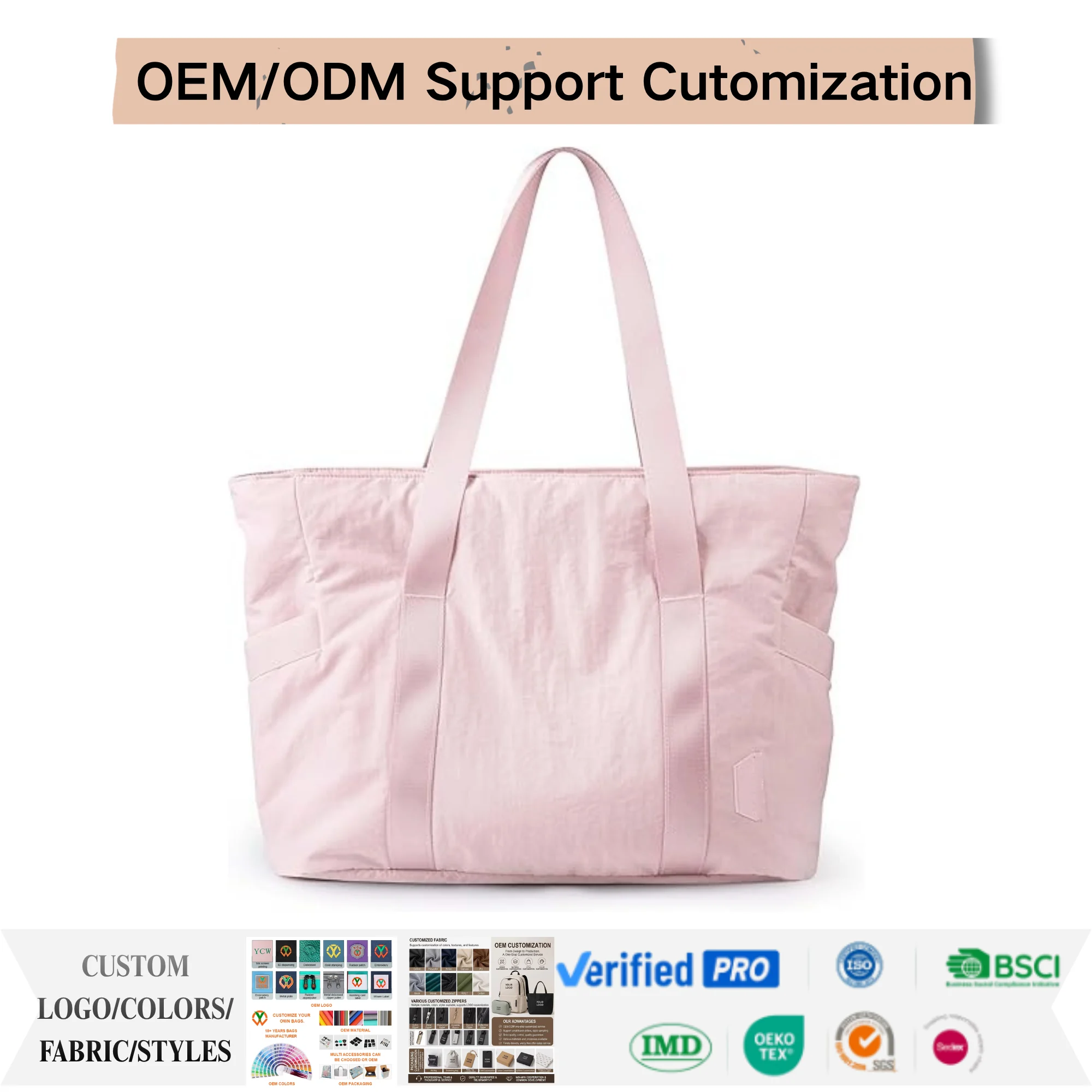 Custom daily-use Nylon Gym Bag