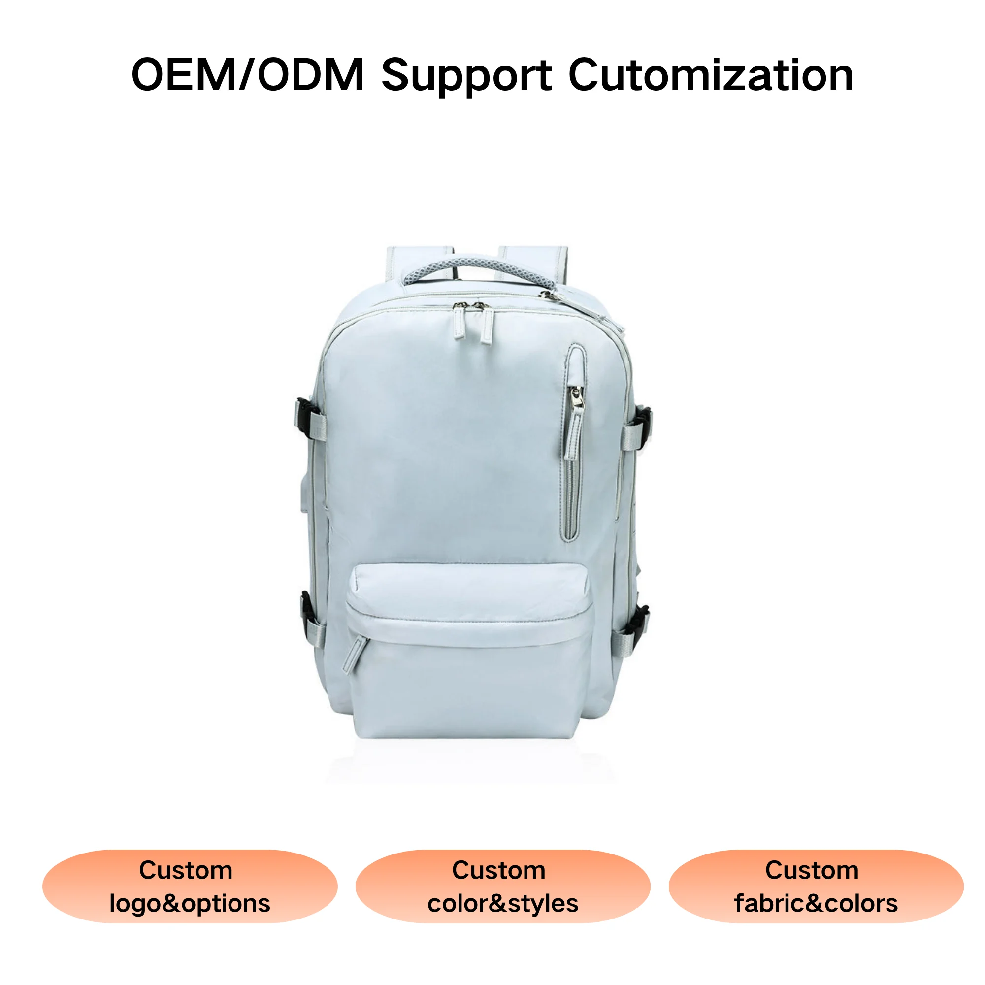 Custom Oxford Student Laptop Backpack