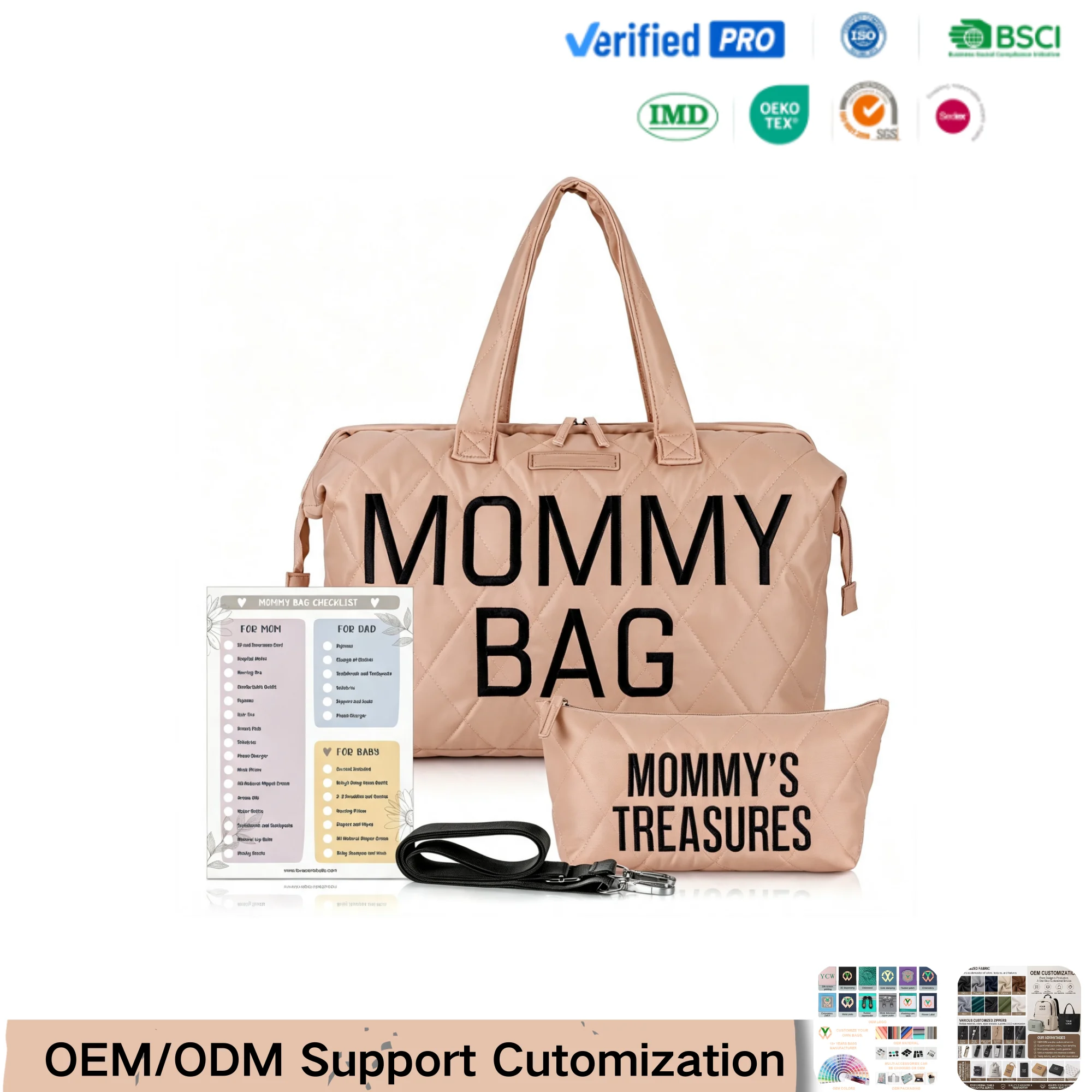 Custom Bear Design Mommy Shoulder Bag