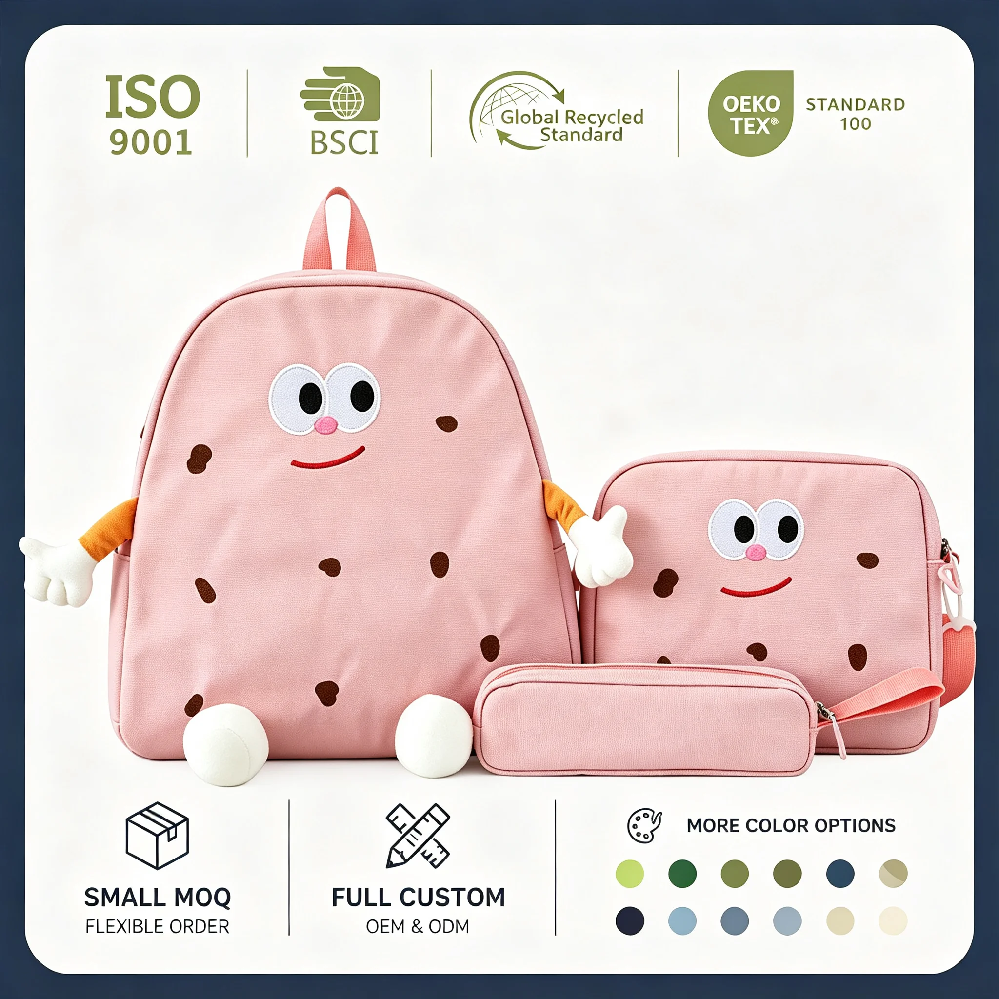 Custom Potato Kids Backpack Set