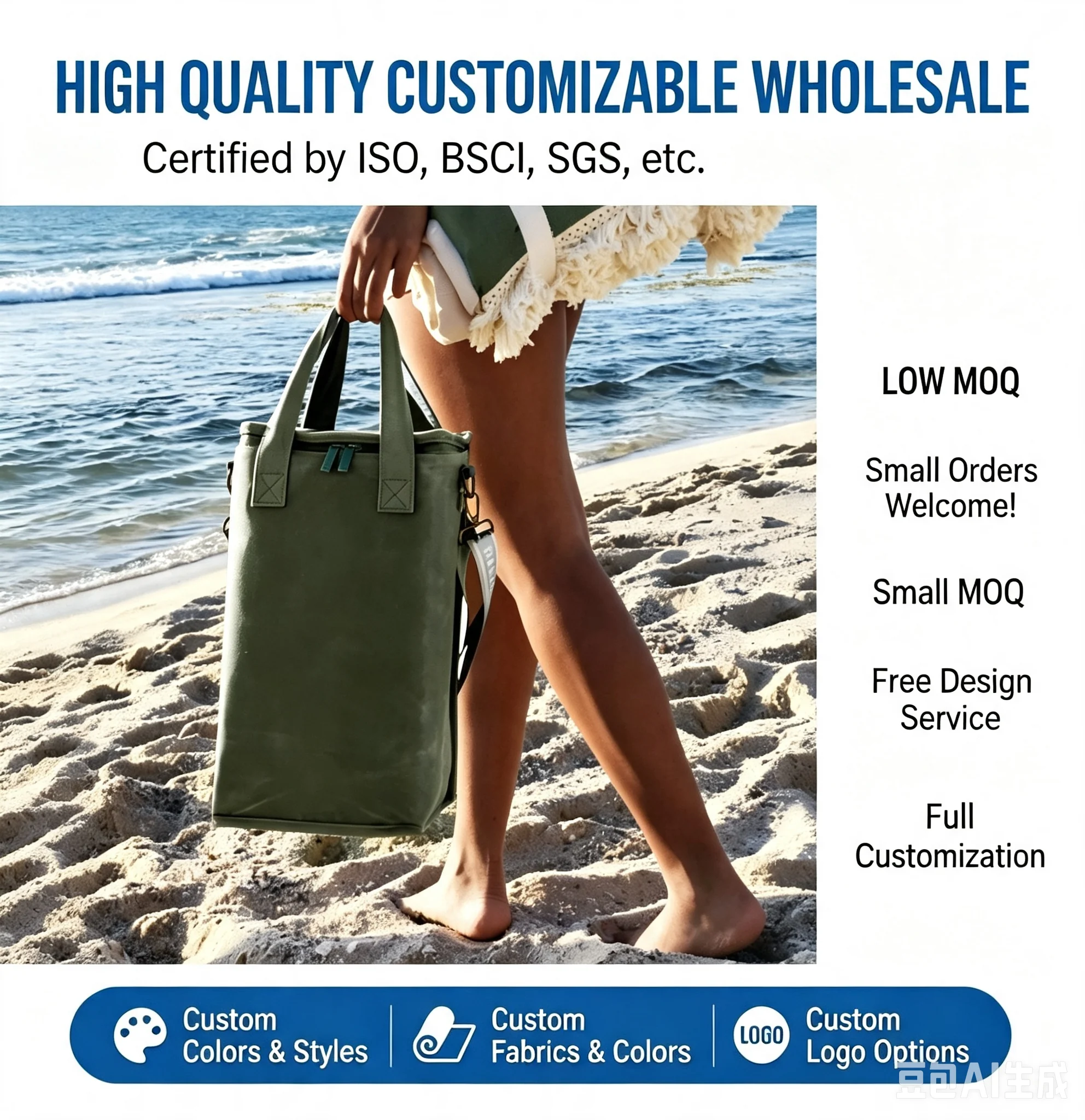 Custom Padded Wine Carrier Bag