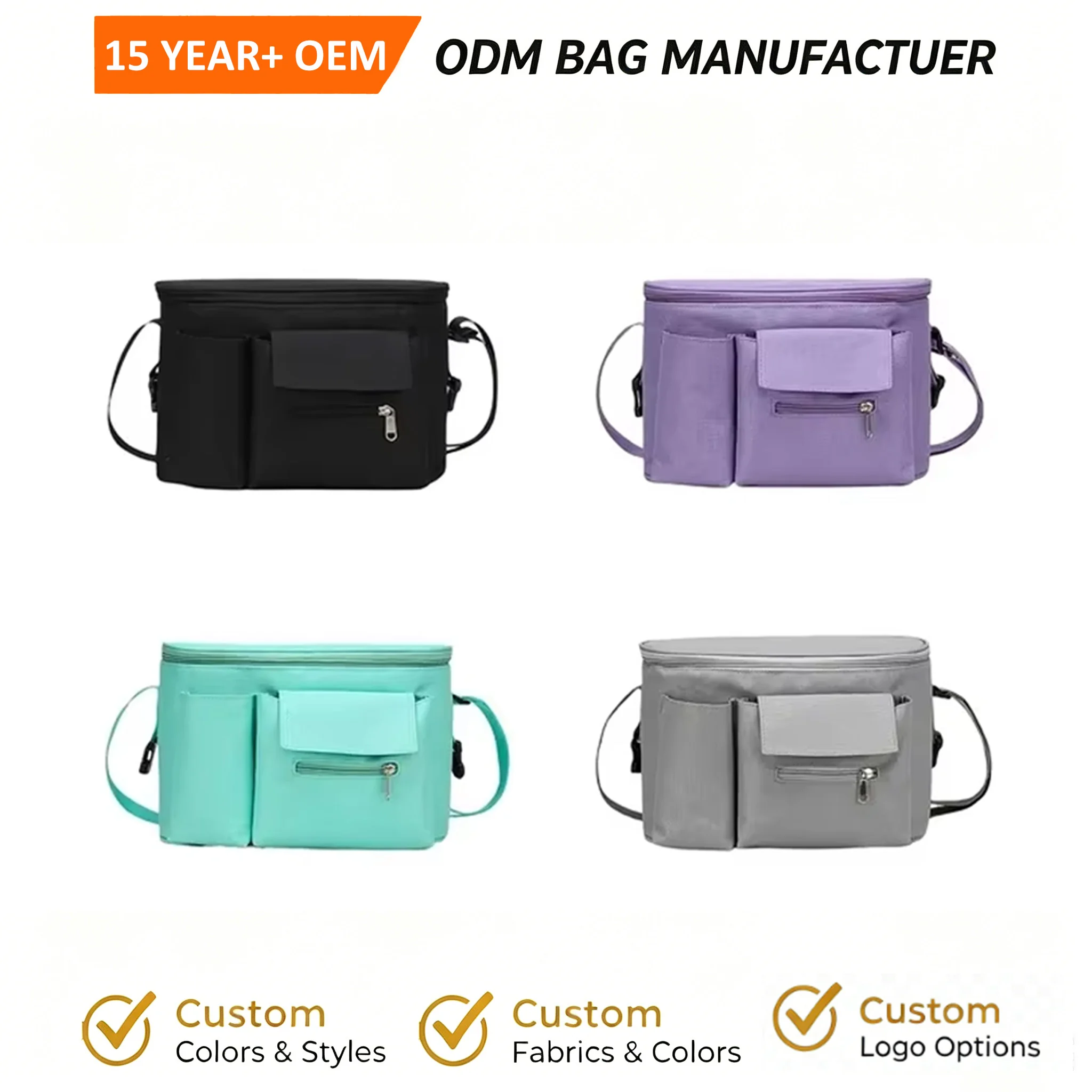 Custom Stroller Hanging Diaper Organizer
