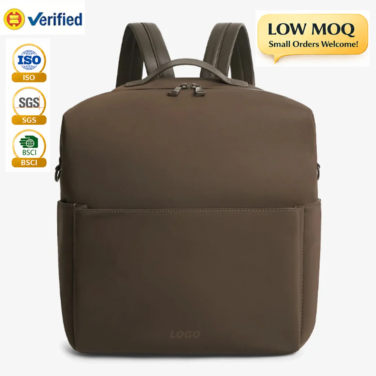 Custom Fashionable Portable Nylon Mommy Diaper Backpack Travel