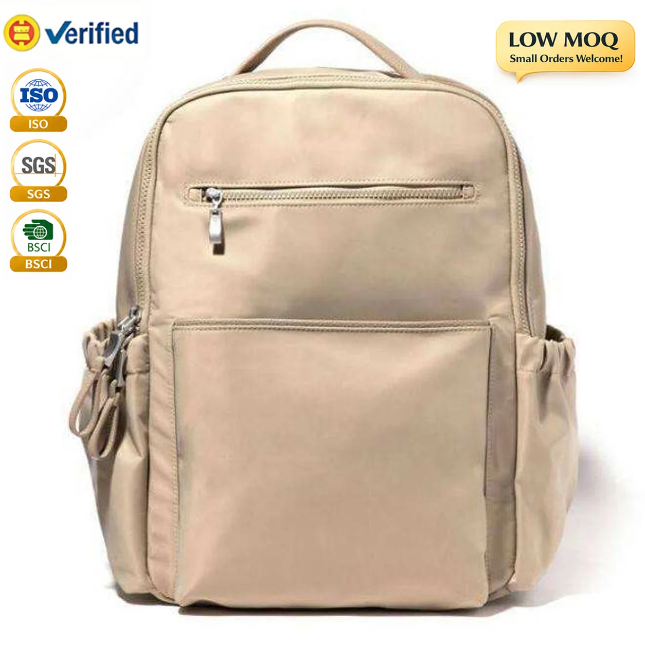 Custom Nylon Women Fashion Baby Diaper Backpack with