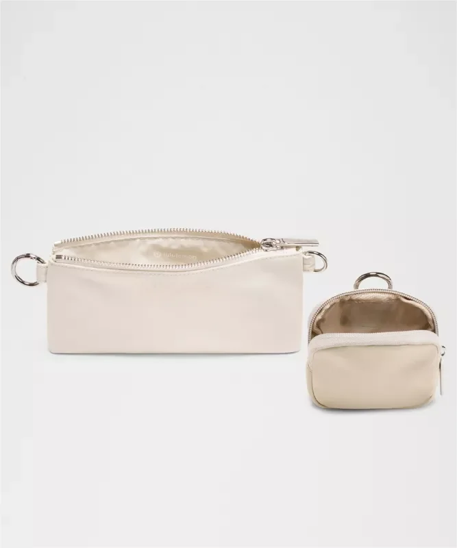 Custom Mini Nylon Coin Wallet Purse Crossbody Bags