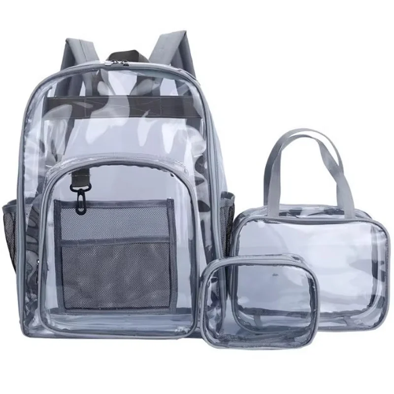 Custom Clear Backpack Heavy Duty PVC Transparent Large
