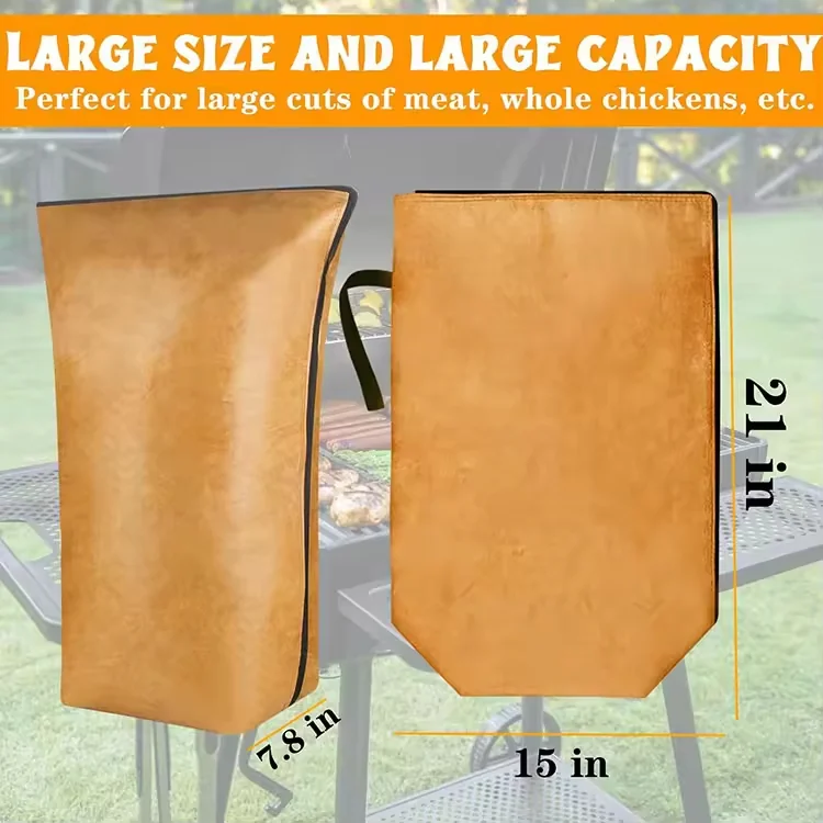 Custom Reusable structured Meat Resting Bag & Brisket