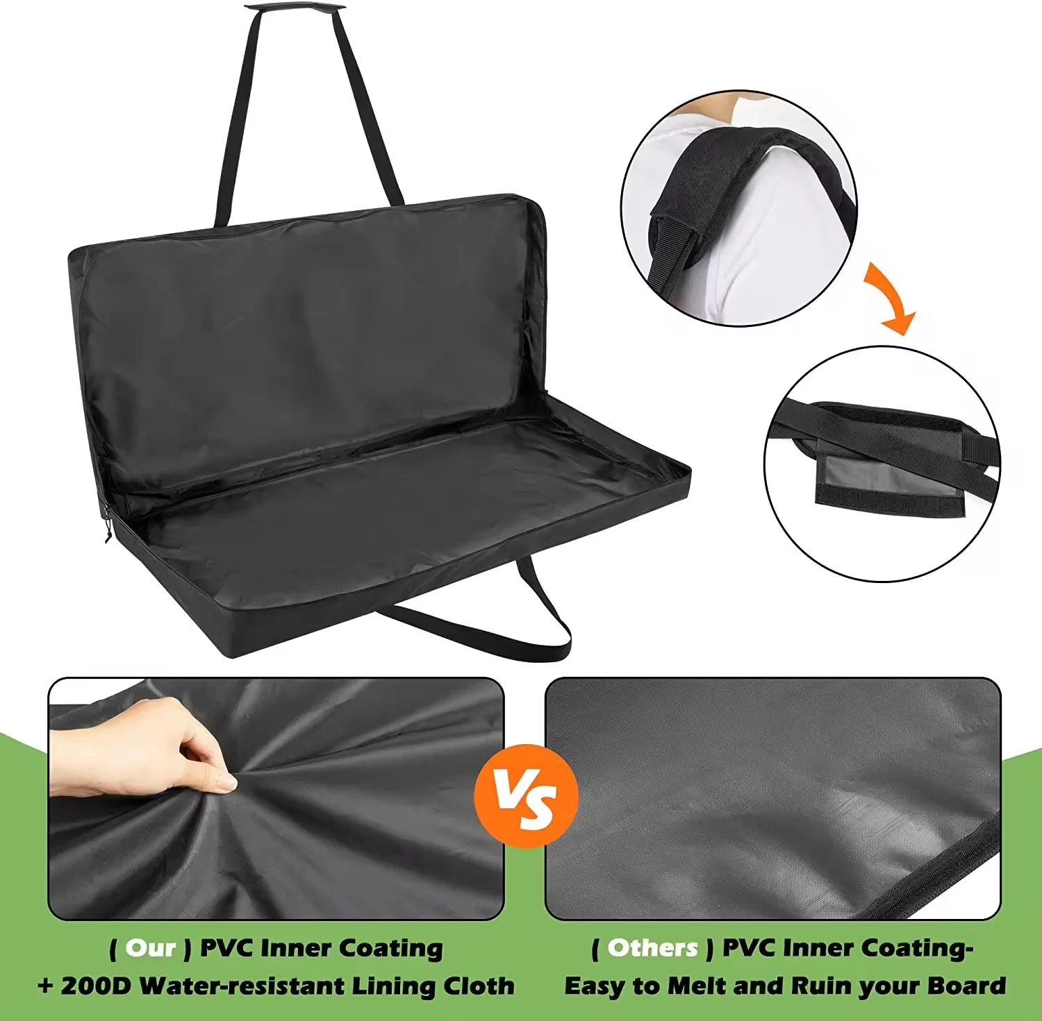 Custom & Foldable Portable Cornhole Boards Carrying Case