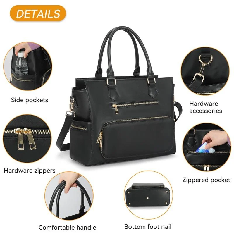 Custom Women's structured PU Leather Cooler Bag with