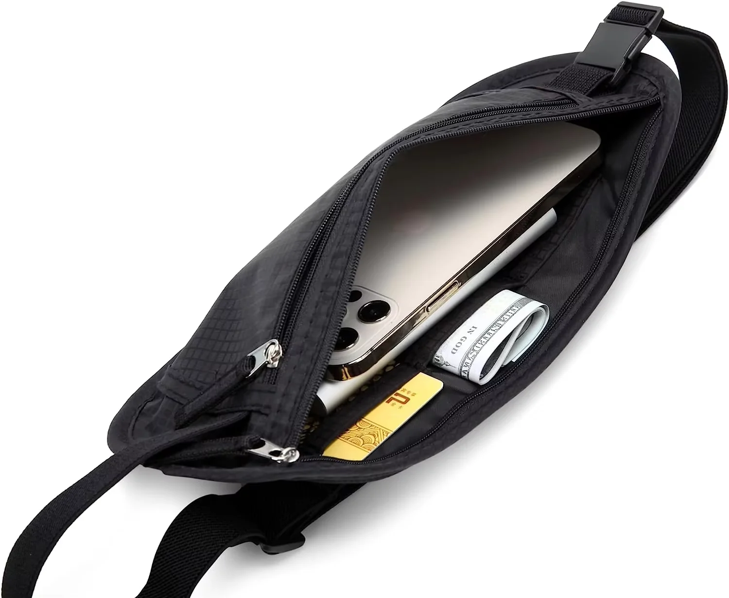 Custom daily-use Nylon Logo Travel Waist Wallets Outdoor
