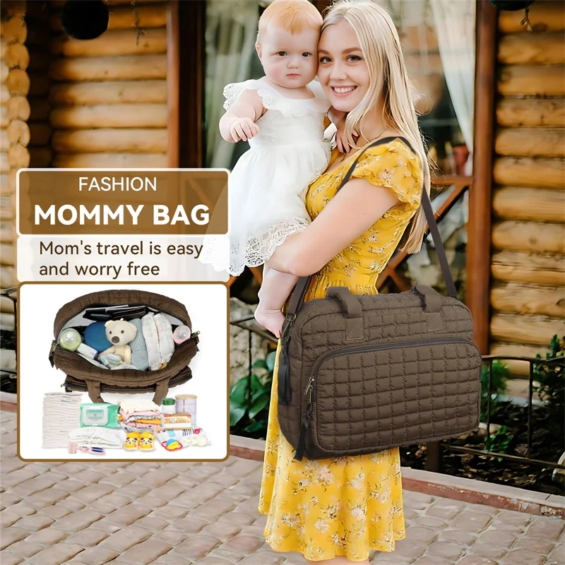 Custom Large Capacity Fashion Portable Baby Tote Bag