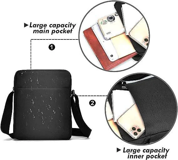 Custom Men Fashion daily-use Trendy Crossbody Shoulder Business