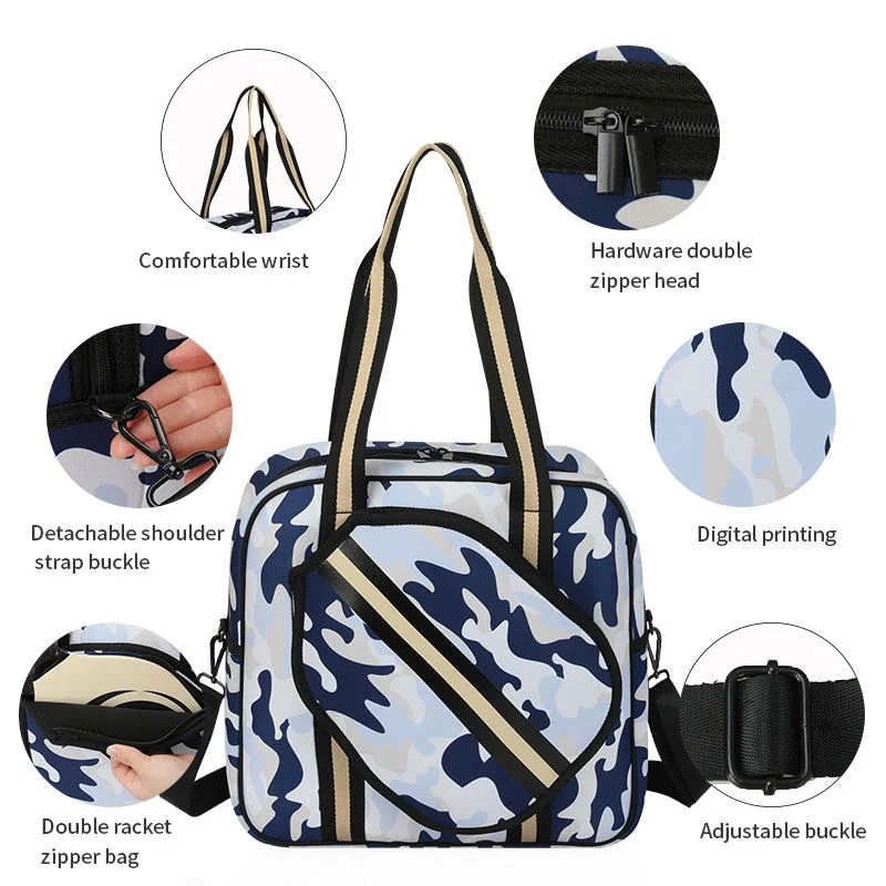 Custom Printed Pattern Neoprene Fashion 30-40L Pickleball Sling