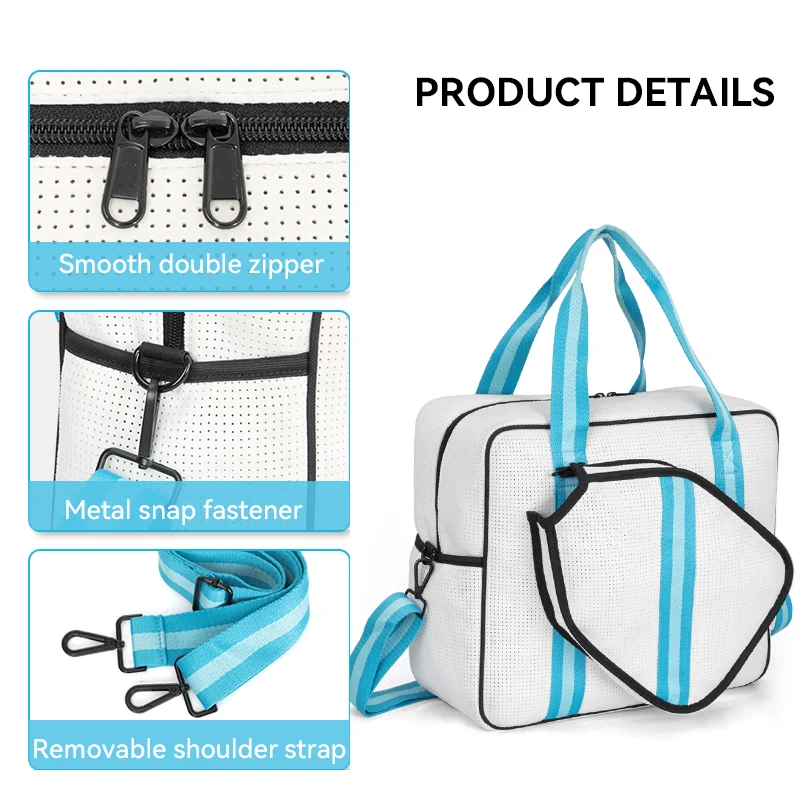 Custom Gym Badminton Pickleball Paddle Racket Bag Backpack