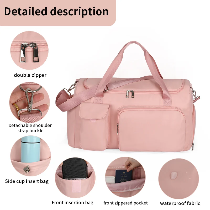 Custom Large Capacity Portable Gym Yoga Duffel Bag
